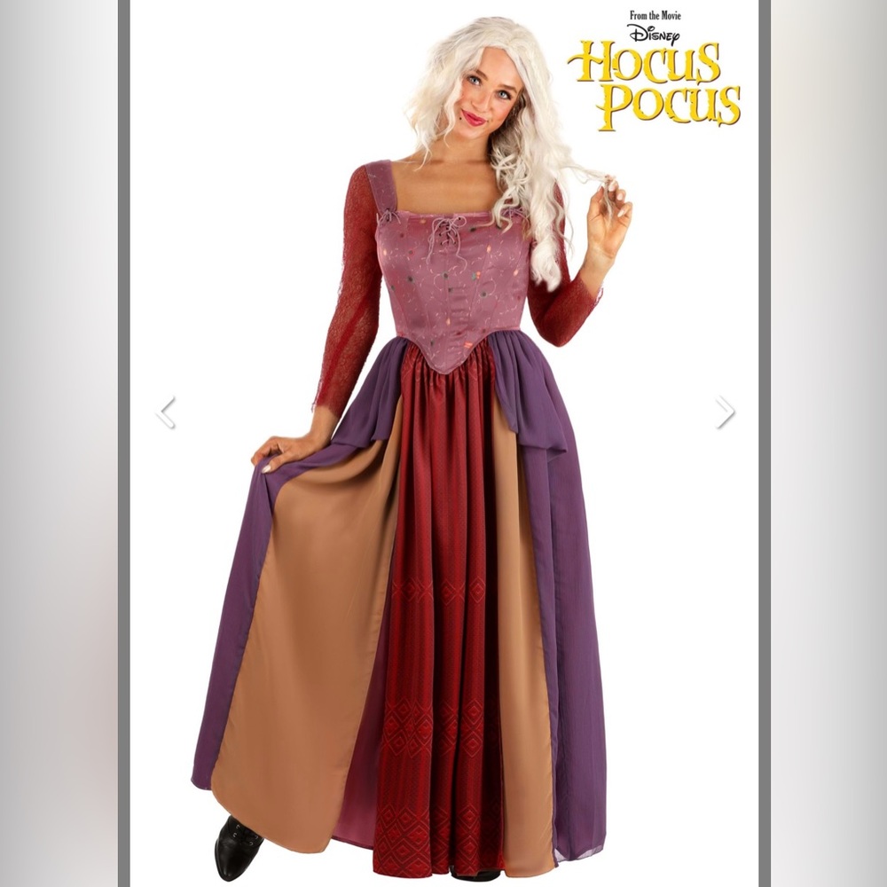Disney Hocus Pocus Women's Long Sleeve Dress